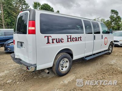 Trzecie zdjęcie samochodu z tyłu: 2014 CHEVROLET EXPRESS G3500 LT VIN:1GAZG1FGXE1179994 - miniatura