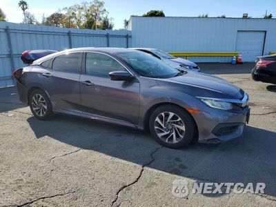 Czwarte zdjęcie samochodu z boku: 2017 HONDA CIVIC EX VIN:19XFC2F77HE217081 - miniatura