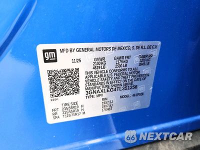 Zdjęcie 13 z 13 samochodu: 2026 CHEVROLET EQUINOX RS VIN:3GNAXLEG4TL351256 - miniatura