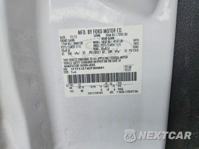 Zdjęcie 12 z 12 samochodu: 2013 FORD F150 SUPER CAB VIN:1FTFX1ET4DFB09661 - miniatura