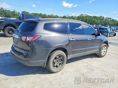 Trzecie zdjęcie samochodu z tyłu: 2014 CHEVROLET TRAVERSE LS VIN:1GNKRFED6EJ138776 - miniatura