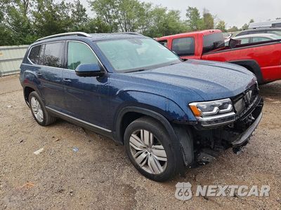 Czwarte zdjęcie samochodu z boku: 2019 VOLKSWAGEN ATLAS SEL PREMIUM VIN:1V2NR2CA0KC511218 - miniatura