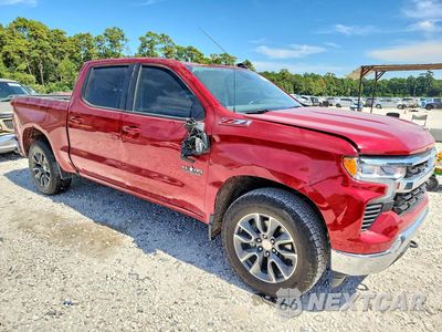 Czwarte zdjęcie samochodu z boku: 2024 CHEVROLET SILVERADO K1500 LT VIN:1GCUDDED1RZ133027 - miniatura
