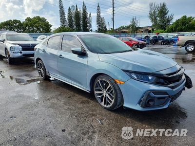 Czwarte zdjęcie samochodu z boku: 2021 HONDA CIVIC SPORT VIN:SHHFK7H48MU209500 - miniatura
