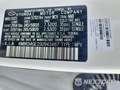 Zdjęcie 14 z 14 samochodu: 2025 HYUNDAI PALISADE XRT VIN:KM8R34GE2SU943487 - miniatura