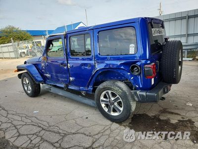 Drugie zdjęcie samochodu z przodu: 2019 JEEP WRANGLER UNLIMITED SAHARA VIN:1C4HJXEG0KW576511 - miniatura