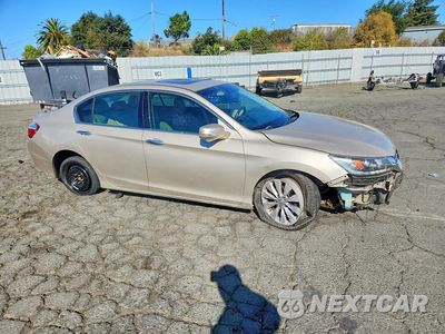 Czwarte zdjęcie samochodu z boku: 2013 HONDA ACCORD EXL VIN:1HGCR3F84DA024708 - miniatura