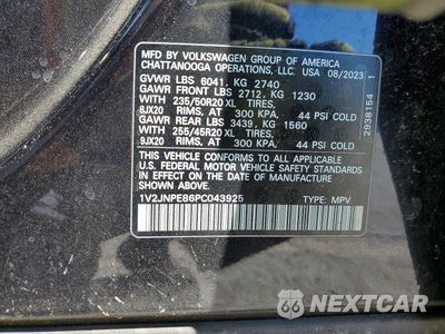 Zdjęcie 13 z 13 samochodu: 2023 VOLKSWAGEN ID.4 PRO S PLUS VIN:1V2JNPE86PC043925 - miniatura
