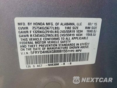 Zdjęcie 13 z 13 samochodu: 2016 ACURA MDX TECHNOLOGY VIN:5FRYD4H6XGB008155 - miniatura