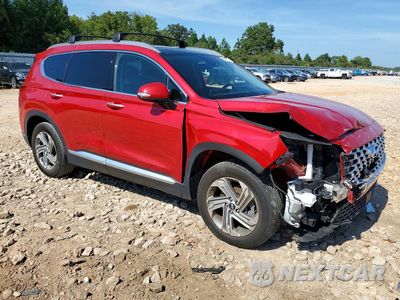 Czwarte zdjęcie samochodu z boku: 2022 HYUNDAI SANTA FE SEL VIN:5NMS34AJ4NH373077 - miniatura