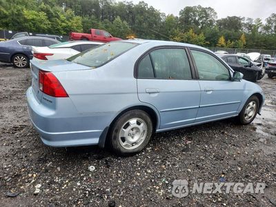 Trzecie zdjęcie samochodu z tyłu: 2004 HONDA CIVIC HYBRID VIN:JHMES96654S005641 - miniatura