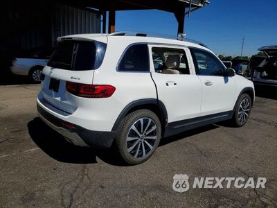 Trzecie zdjęcie samochodu z tyłu: 2022 MERCEDES-BENZ GLB 250 4MATIC VIN:W1N4M4HB7NW201250 - miniatura