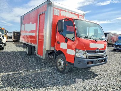 Czwarte zdjęcie samochodu z boku: 2017 HINO 195 BOX TRUCK VIN:JHHSDM2H2HK005866 - miniatura