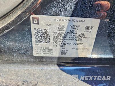 Zdjęcie 12 z 12 samochodu: 2019 CHEVROLET SILVERADO K2500 HEAVY DUTY LTZ VIN:1GC1KTEY4KF279757 - miniatura