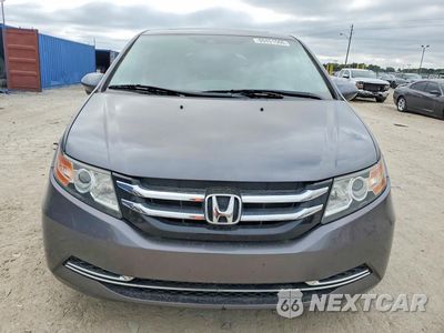 Piąte zdjęcie samochodu w środku: 2014 HONDA ODYSSEY EXL VIN:5FNRL5H67EB042503 - miniatura