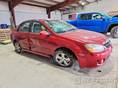 Czwarte zdjęcie samochodu z boku: 2009 KIA SPECTRA LX VIN:KNAFE221095026088 - miniatura