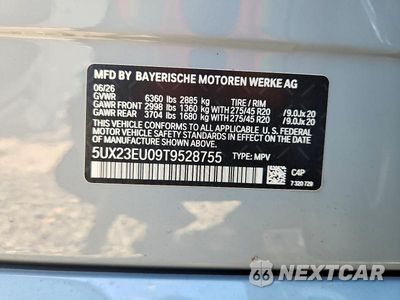 Zdjęcie 13 z 13 samochodu: 2026 BMW X5 XDRIVE40I VIN:5UX23EU09T9528755 - miniatura