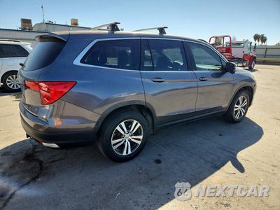 Trzecie zdjęcie samochodu z tyłu: 2018 HONDA PILOT EXL VIN:5FNYF5H50JB029385 - miniatura