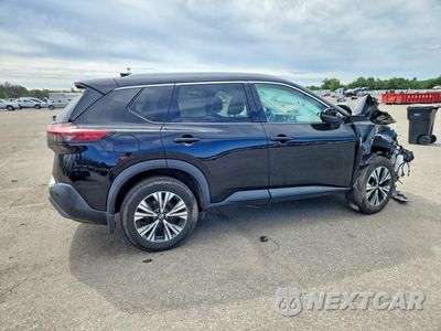 Trzecie zdjęcie samochodu z tyłu: 2021 NISSAN ROGUE SV VIN:5N1AT3BB2MC732142 - miniatura