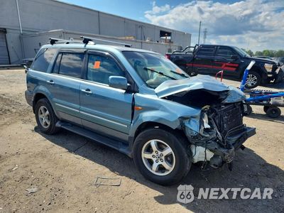 Czwarte zdjęcie samochodu z boku: 2006 HONDA PILOT EX VIN:5FNYF18586B001088 - miniatura