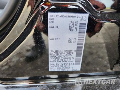 Zdjęcie 12 z 12 samochodu: 2026 NISSAN ALTIMA SV VIN:1N4BL4DV1TN355124 - miniatura