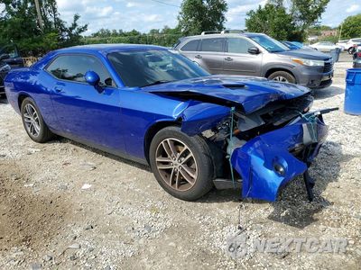 Czwarte zdjęcie samochodu z boku: 2019 DODGE CHALLENGER SXT VIN:2C3CDZGG5KH701094 - miniatura
