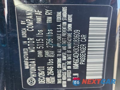 Zdjęcie 13 z 13 samochodu: 2012 HYUNDAI GENESIS 5.0L VIN:KMHGC4DH3CU183609 - miniatura