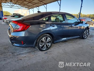 Trzecie zdjęcie samochodu z tyłu: 2018 HONDA CIVIC EXL VIN:JHMFC1F70JX008893 - miniatura