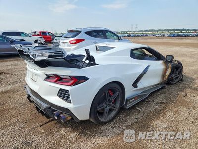Trzecie zdjęcie samochodu z tyłu: 2021 CHEVROLET CORVETTE STINGRAY 3LT VIN:1G1YC3D48M5112779 - miniatura