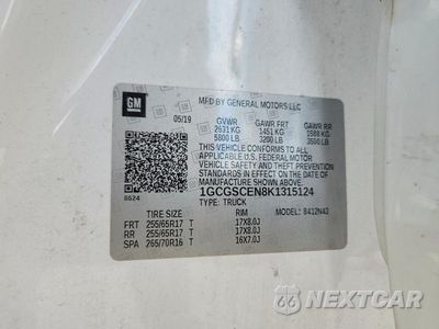 Zdjęcie 12 z 12 samochodu: 2019 CHEVROLET COLORADO LT VIN:1GCGSCEN8K1315124 - miniatura