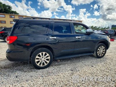 Trzecie zdjęcie samochodu z tyłu: 2012 TOYOTA SEQUOIA LIMITED VIN:5TDKY5G19CS039037 - miniatura