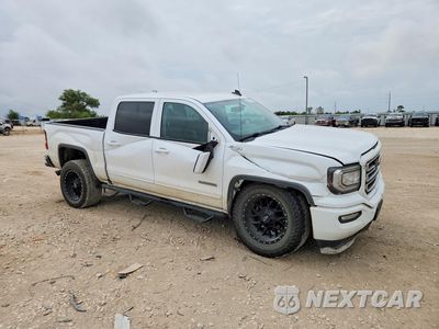 Czwarte zdjęcie samochodu z boku: 2018 GMC SIERRA K1500 SLE VIN:3GTU2MEC3JG342772 - miniatura
