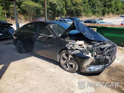 Czwarte zdjęcie samochodu z boku: 2022 HYUNDAI ELANTRA LIMITED VIN:KMHLN4AJXNU015257 - miniatura