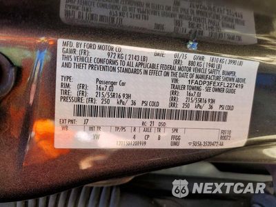 Zdjęcie 12 z 12 samochodu: 2015 FORD FOCUS SE VIN:1FADP3FEXFL227419 - miniatura