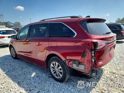 Drugie zdjęcie samochodu z przodu: 2021 TOYOTA SIENNA XLE VIN:5TDJRKEC5MS006968 - miniatura