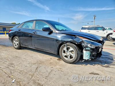 Czwarte zdjęcie samochodu z boku: 2023 HYUNDAI ELANTRA SE VIN:5NPLL4AG3PH102557 - miniatura