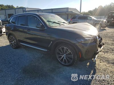 Czwarte zdjęcie samochodu z boku: 2022 BMW X3 XDRIVE30I VIN:5UX53DP01N9K71774 - miniatura