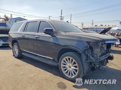 Czwarte zdjęcie samochodu z boku: 2023 CADILLAC ESCALADE ESV PREMIUM LUXURY VIN:1GYS3KKT9PR343912 - miniatura