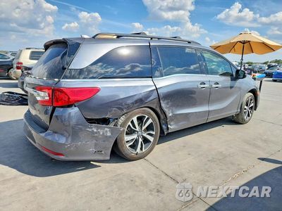Trzecie zdjęcie samochodu z tyłu: 2018 HONDA ODYSSEY ELITE VIN:5FNRL6H9XJB001728 - miniatura