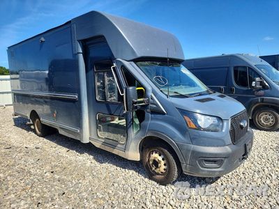 Czwarte zdjęcie samochodu z boku: 2021 FORD TRANSIT DELIVERY TRUCK VIN:1FDDF6P8XMKA45306 - miniatura