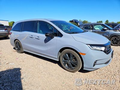 Czwarte zdjęcie samochodu z boku: 2023 HONDA ODYSSEY SPORT-L VIN:5FNRL6H79PB011321 - miniatura
