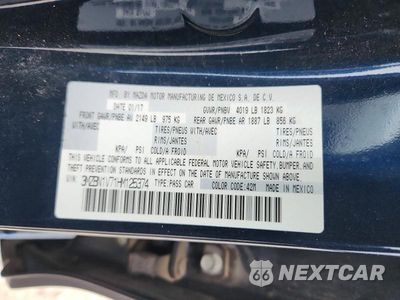 Zdjęcie 12 z 12 samochodu: 2017 MAZDA 3 TOURING VIN:3MZBN1V71HM125374 - miniatura