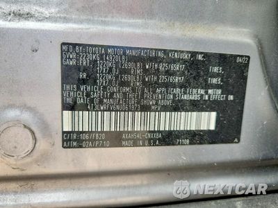 Zdjęcie 13 z 13 samochodu: 2022 TOYOTA RAV4 LE VIN:4T3LWRFV6NU061973 - miniatura