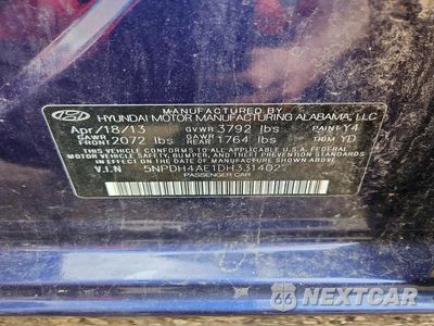 Zdjęcie 12 z 12 samochodu: 2013 HYUNDAI ELANTRA LIMITED VIN:5NPDH4AE1DH331402 - miniatura