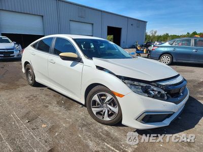 Czwarte zdjęcie samochodu z boku: 2020 HONDA CIVIC LX VIN:19XFC2F65LE018093 - miniatura