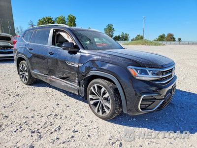 Czwarte zdjęcie samochodu z boku: 2021 VOLKSWAGEN ATLAS SEL R-LINE VIN:1V2SR2CA9MC547608 - miniatura