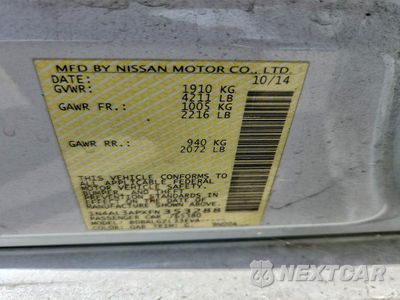Zdjęcie 12 z 12 samochodu: 2015 NISSAN ALTIMA 2.5 S VIN:1N4AL3APXFN353288 - miniatura