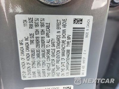 Zdjęcie 13 z 13 samochodu: 2025 HONDA CR-V EXL VIN:2HKRS4H79SH442968 - miniatura
