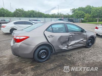 Trzecie zdjęcie samochodu z tyłu: 2016 TOYOTA COROLLA LE VIN:2T1BURHE2GC512375 - miniatura