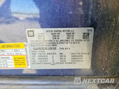 Zdjęcie 13 z 13 samochodu: 2014 BUICK ENCLAVE VIN:5GAKRCKD8EJ205150 - miniatura